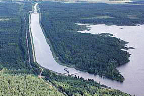 Главный канал Вилейско-Минской водной системы, Вилейский район